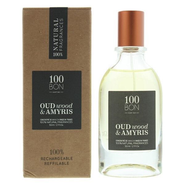 100 Bon Oud Wood & Amyris Refillable Eau de Parfum 50ml - McGrocer