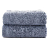 100% Cotton Egyptian Spa Face Cloths Midnight   2 per pack - McGrocer