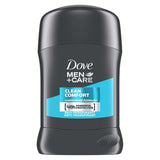Dove Men+Care Clean Comfort Anti-perspirant Deodorant Stick 50ml