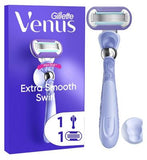 Gillette Venus Razor Extra Smooth Swirl 5 Blade Womens Razor  Shower Hook