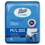 Boots Staydry Adjustable Slips (Sizes Medium-XL)