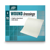 Boots Wound Dressing Pad 10cm x 10cm - 3 Pads