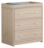 Babymore Luno Veni Chest Changer - Oak