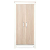 CuddleCo Ada 2 Door Nursery Wardrobe – White and Ash