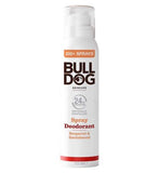 Bulldog Skincare Bergamot  Sandalwood Spray Deodorant - 24 Hour Protection Fresh Scent 125ml