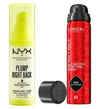 NYX x LOreal Paris Duo NYX Plump Right Back Prime  LOreal Paris Infallible Setting Spray
