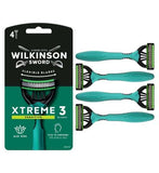 Wilkinson Sword Xtreme 3 Sensitive Mens Disposable Razors x 4 Mens Razor for Sensitive Skin