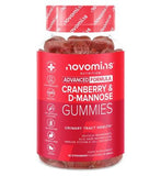 Novomins Cranberry and D Mannose Gummy Vitamins Strawberry Flavour - 60 Gummies