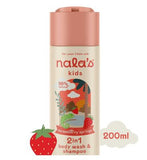 Nalas Kids 2in1 Wash  Shampoo Strawberry Springs 200ml
