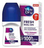 Triple Dry Fresh Fragrance Anti Perspirant Roll On 100 Hours 50ml