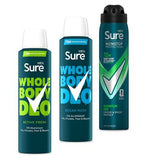 Sure Men Whole Body  Antiperspirant Bundle