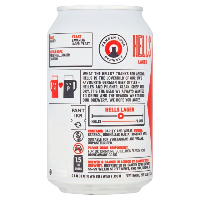 Camden Hells   24 x 330ml - McGrocer