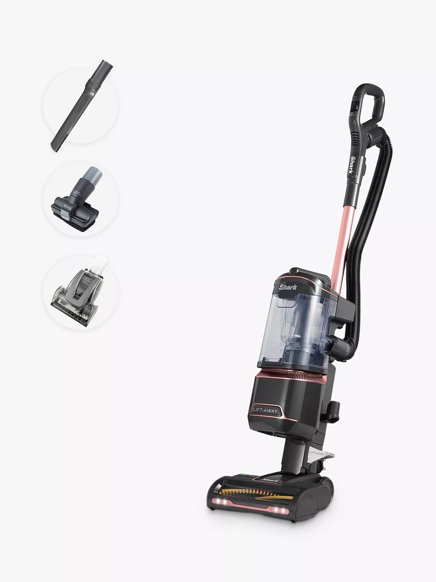 Shark Anti Hair Wrap NZ690UKT Pet Model Upright Vacuum Cleaner with Lift-Away, Rose Gold - McGrocer