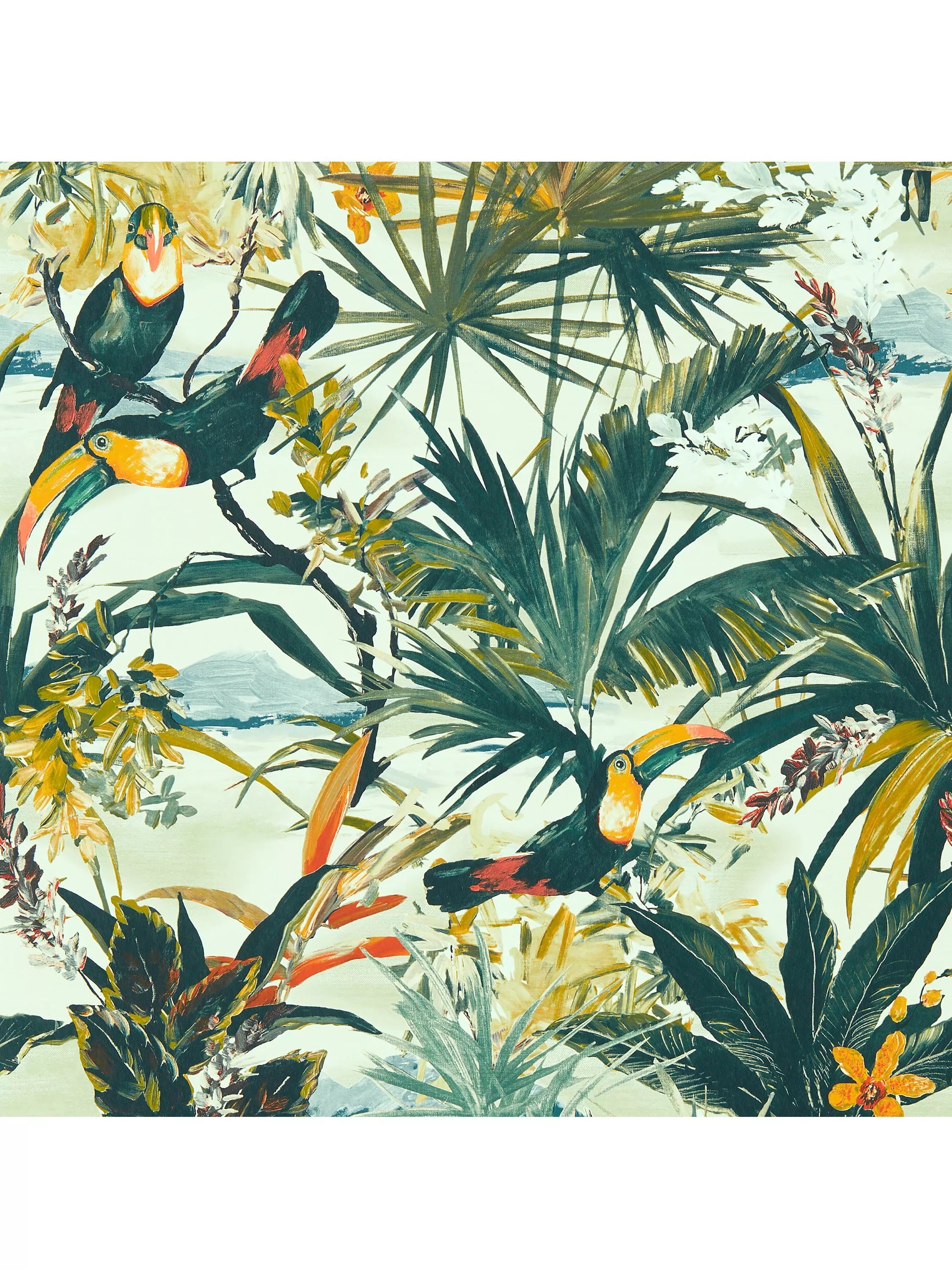 Clarke & Clarke Toucan Wallpaper, W0146/01 - McGrocer