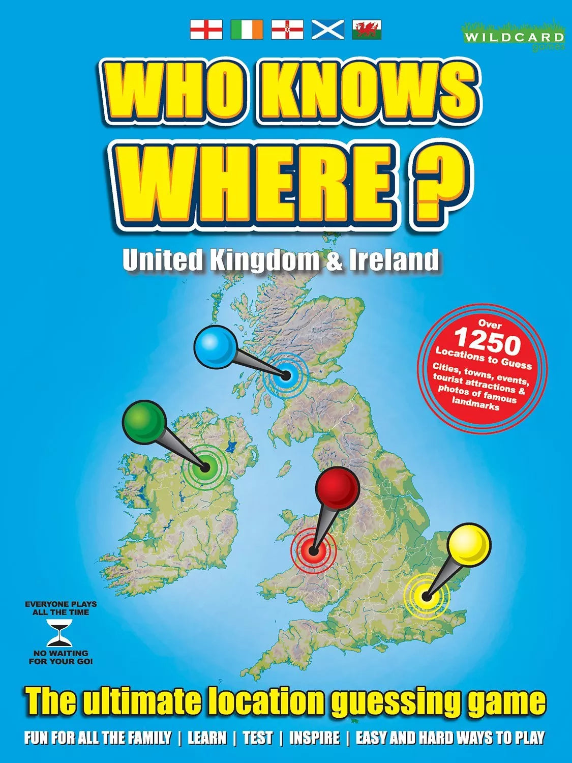 Wildcard Game Who Knows Where Game, UK & Ireland - McGrocer