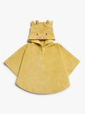 John Lewis Giraffe Hooded Baby Bath Towelling Poncho, 0-2 years, Yellow - McGrocer