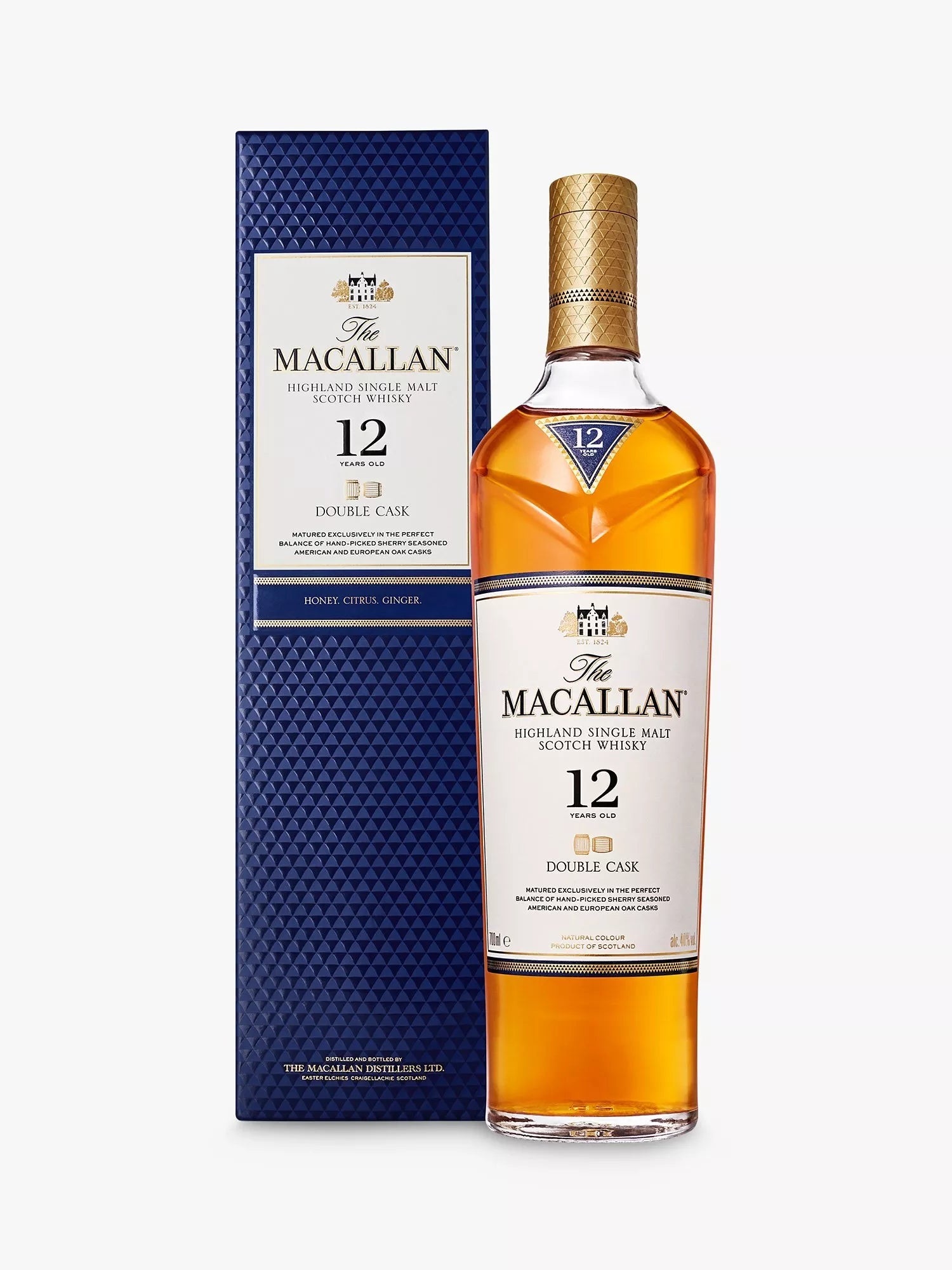The Macallan 12 Year Old Double Cask Single Malt Scotch Whisky, 70cl - McGrocer
