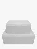 Stackers Plain Storage Boxes, Set of 2 - McGrocer