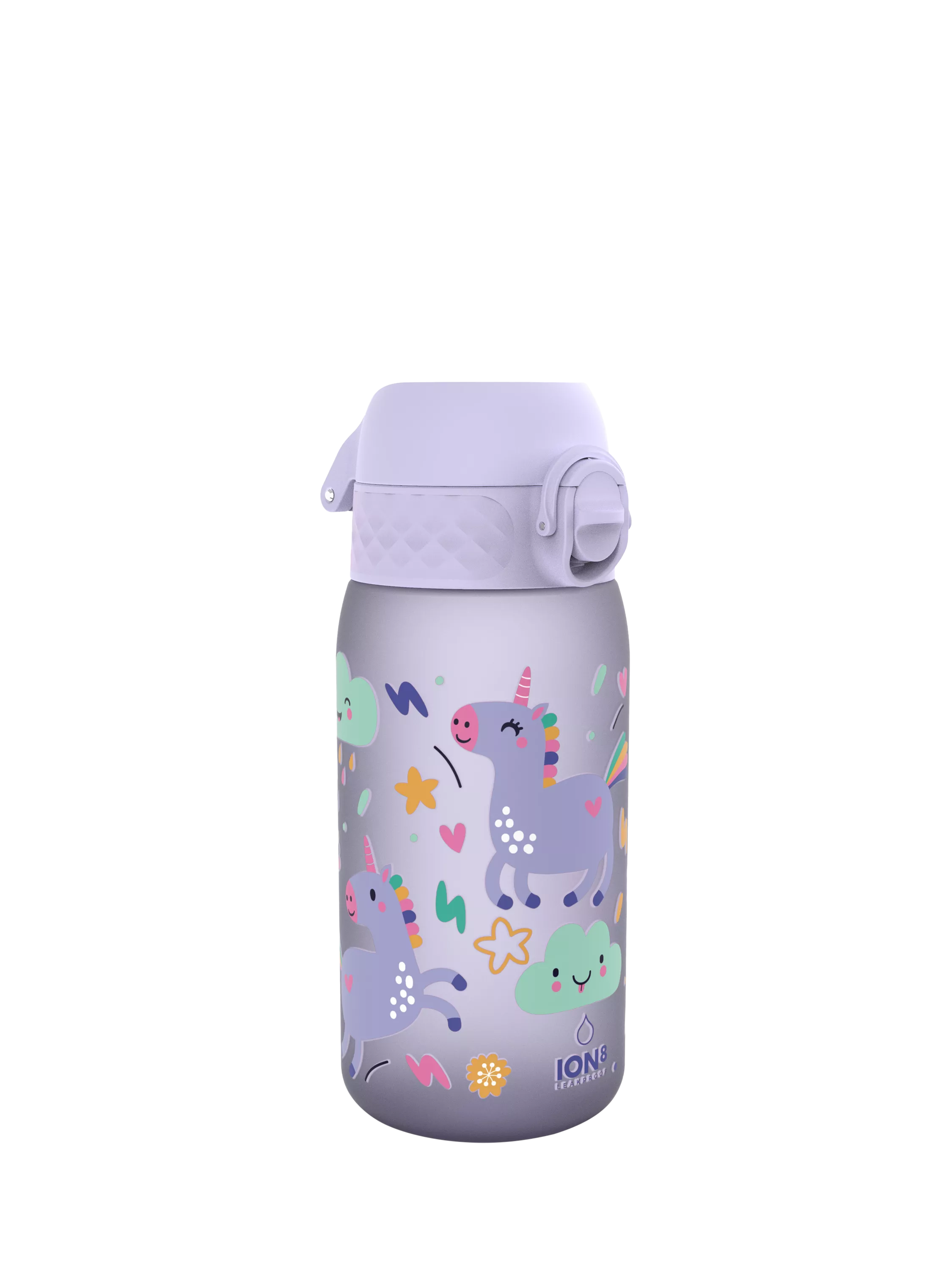 Ion8 Unicorn Leak-Proof Recyclon Drinks Bottle, 350ml, Lilac - McGrocer