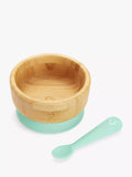 Munchkin Bambou Suction Bowl & Spoon Set, Mint - McGrocer