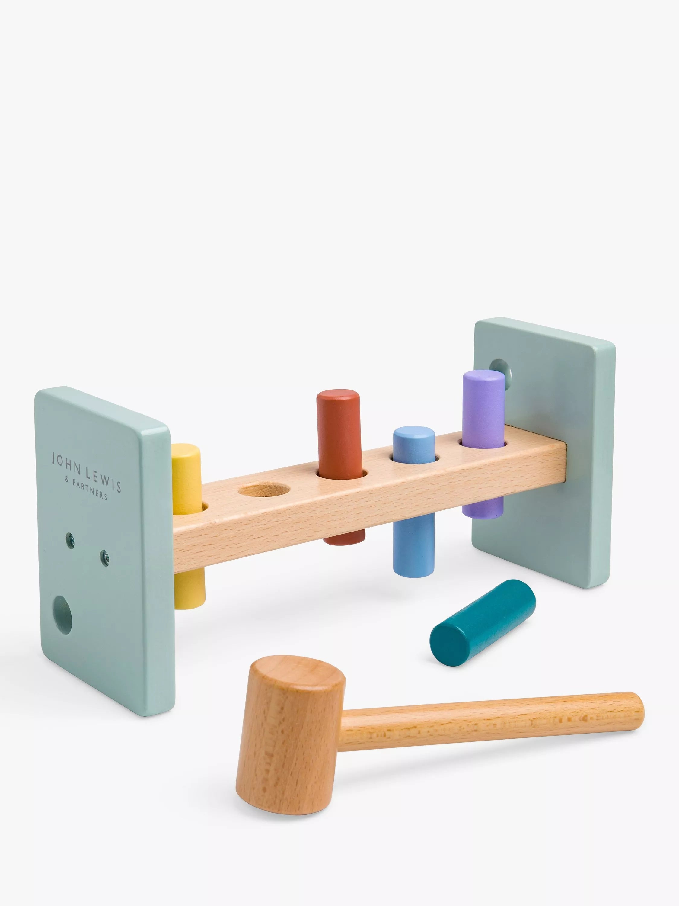 John Lewis Wooden Hammer Bench, FSC-Certified Wood - McGrocer