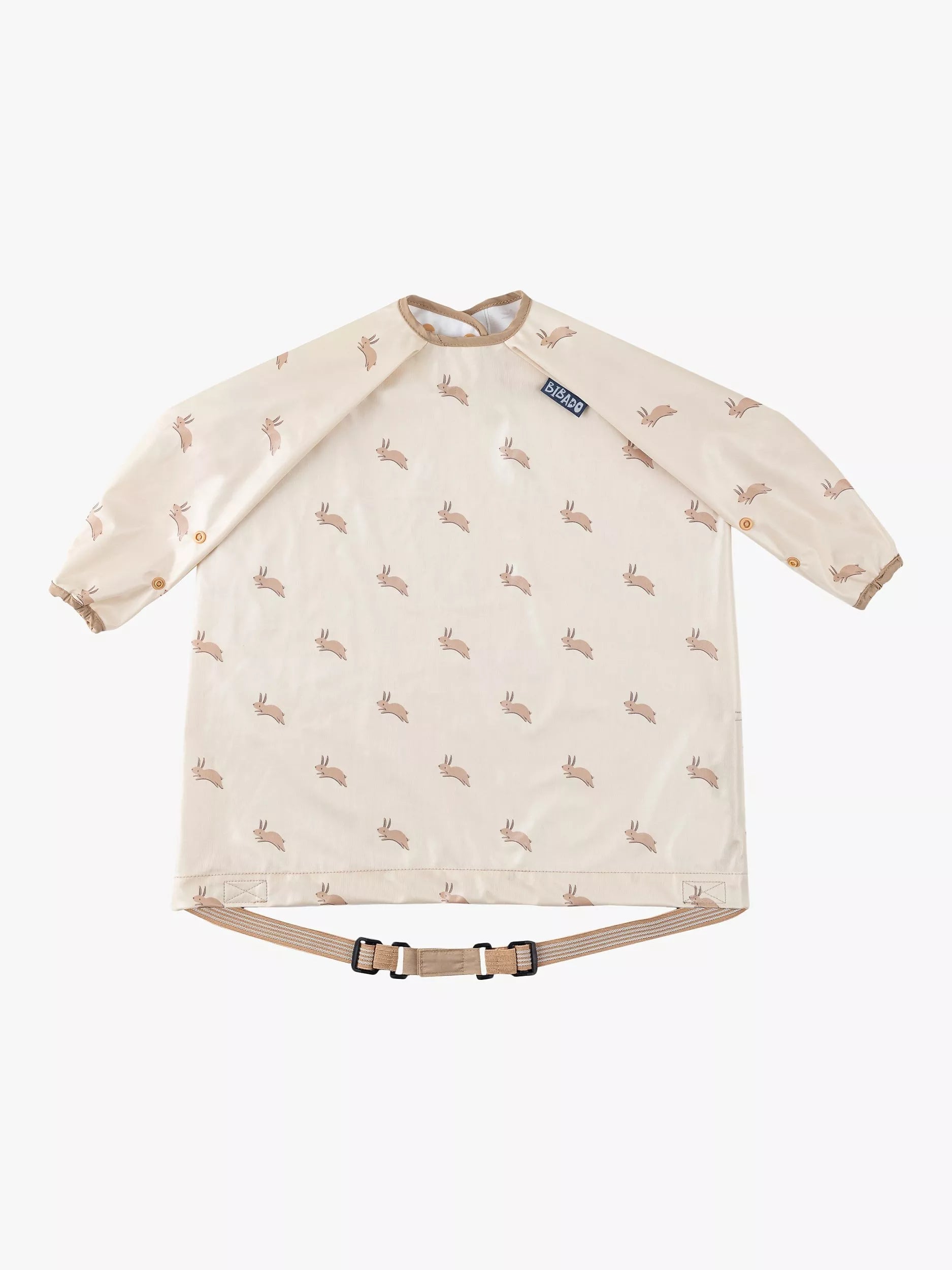 Bibado Happy Hares Long Sleeve Coverall Weaning Bib - McGrocer