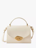 Mulberry Small Lana Gloss Leather Top Handle Bag - McGrocer