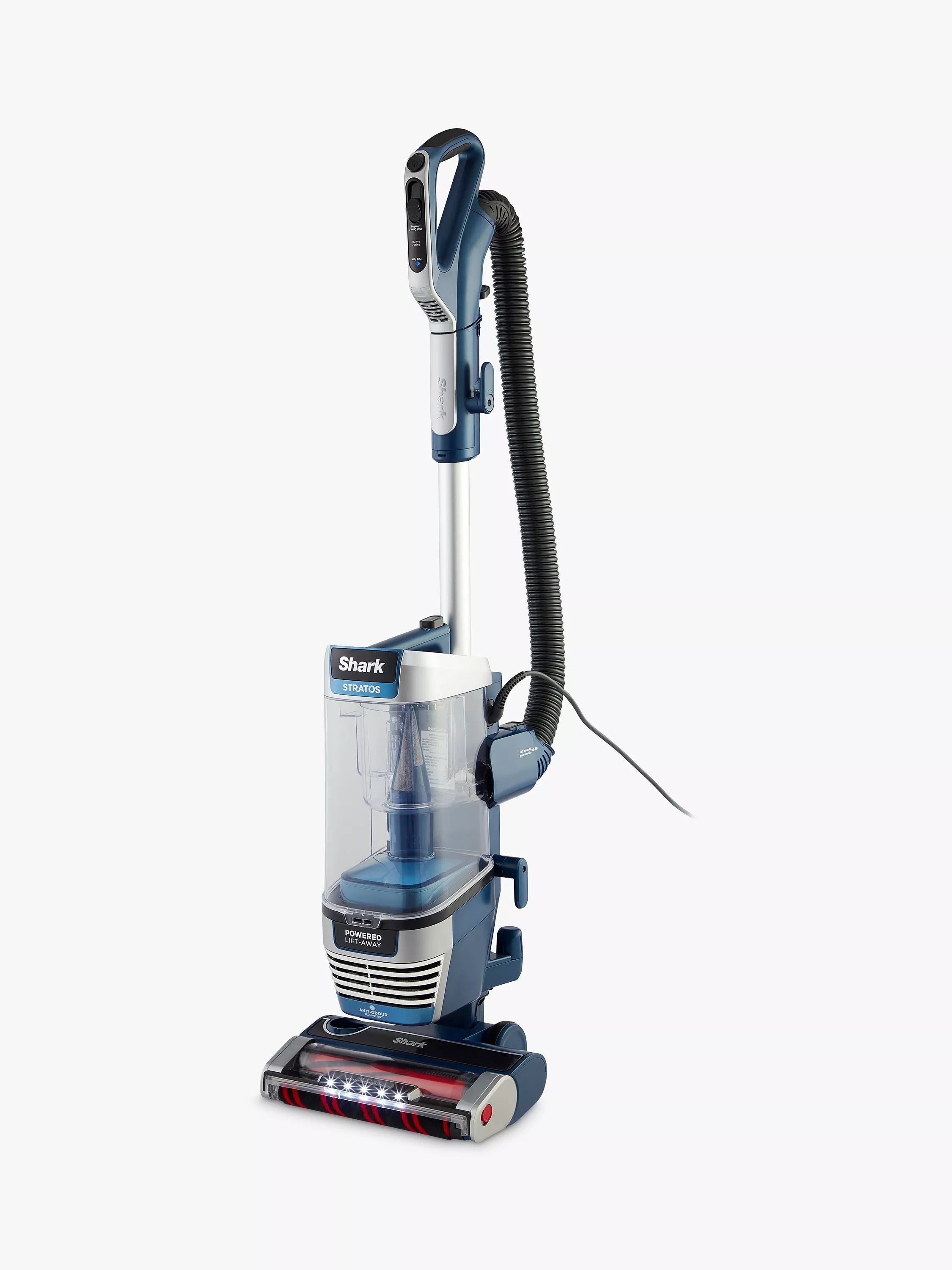 Shark Stratos XL Pet Pro Upright Vacuum Cleaner, Navy Blue - McGrocer