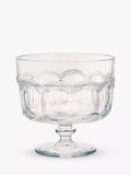 Artland Pearl Ridge Glass Trifle Bowl, 20cm, Clear - McGrocer