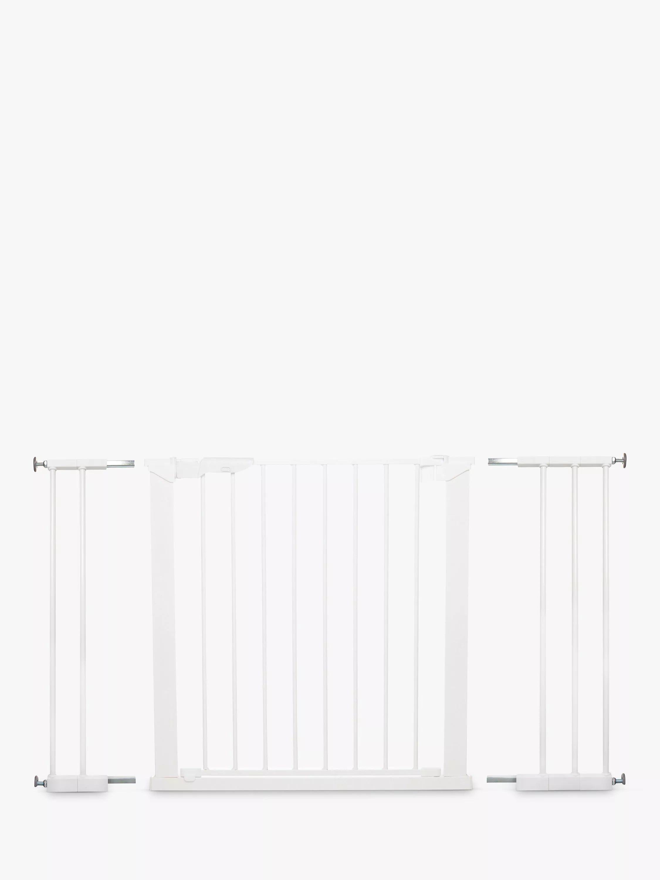 BabyDan Premier True Pressure Baby Safety Gate, White - McGrocer