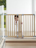 BabyDan Beechwood Flexifit Baby Safety Gate, FSC-Certified Wood - McGrocer
