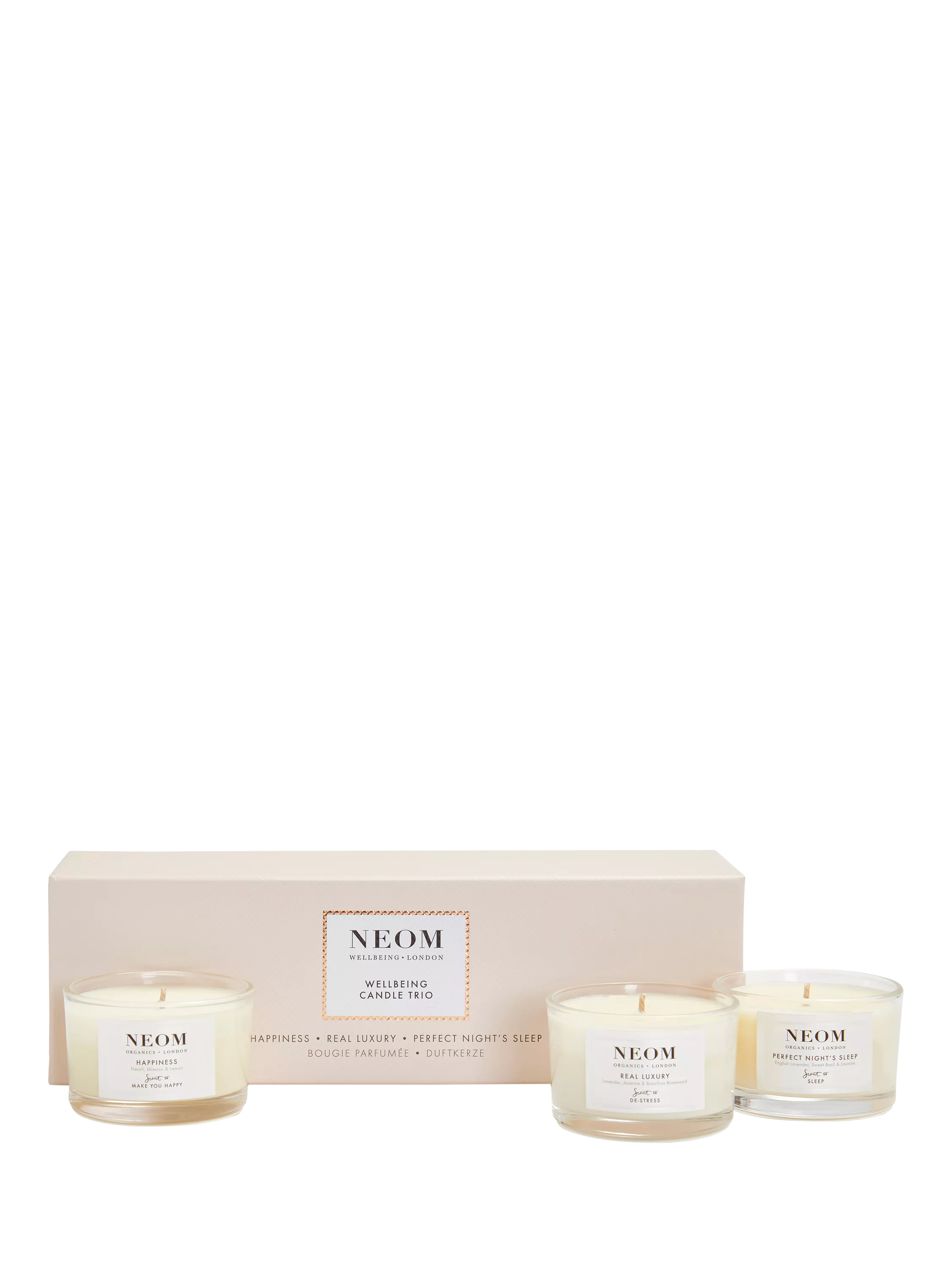 NEOM Wellbeing London Travel Scented Candle Gift Set - McGrocer