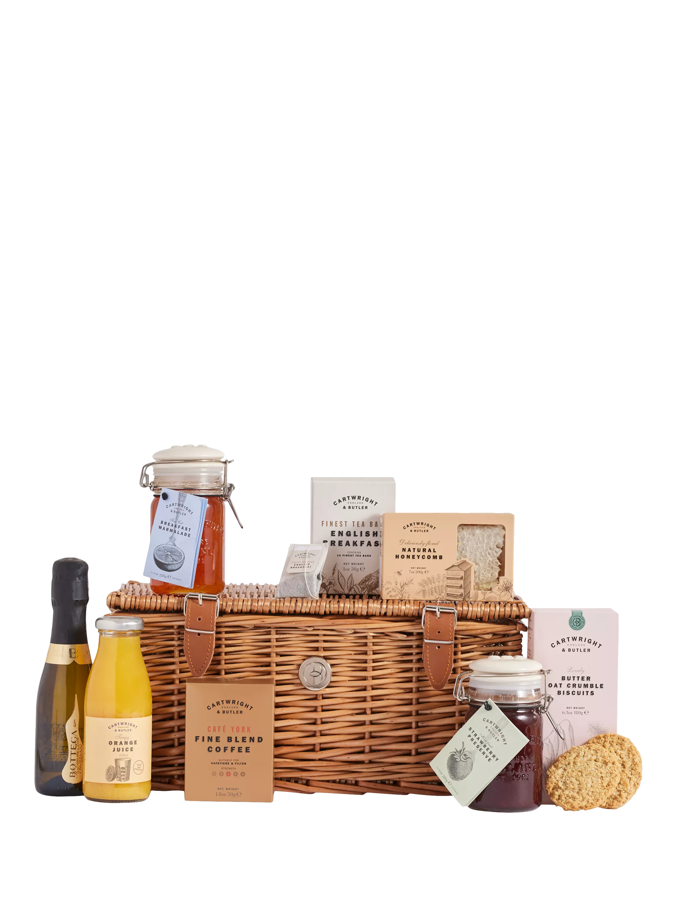 Cartwright & Butler Breakfast Wicker Hamper - McGrocer