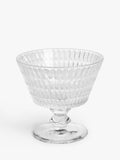 Ava Footed Glass Dessert Bowl 12Cm Clear