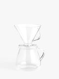 John Lewis Icon Glass Pour Over Coffee Maker, 590ml, Clear - McGrocer