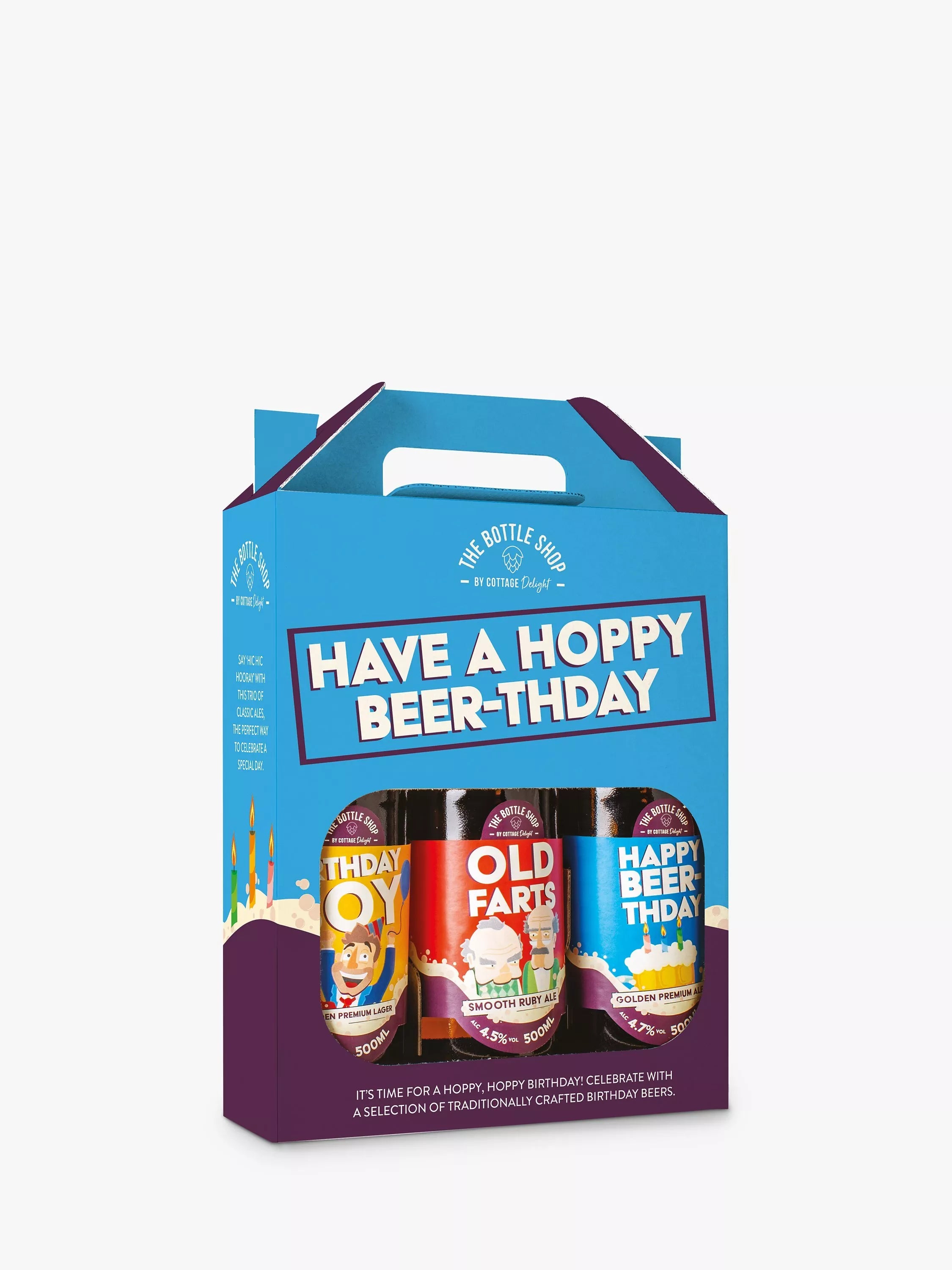 Cottage Delight Hoppy Beer-thday Beers, 3x 500ml - McGrocer