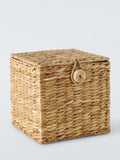 Bulrush Lidded Storage Basket Small