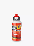 Mepal Disney Cars Leakproof Pop-Up Drinks Bottle, 400ml, Red/Multi - McGrocer