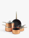 Aluminium Non Stick Pan Set 5 Piece Copper