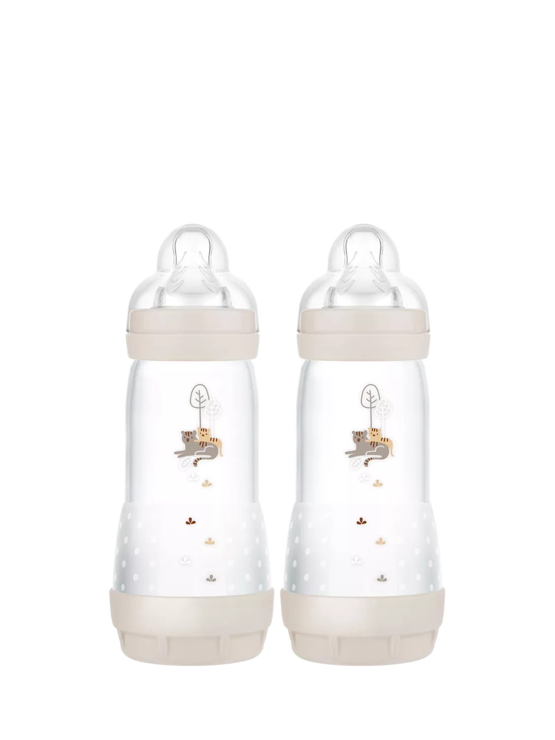MAM Easy Start Anti-Colic Baby Bottle, Pack of 2, 320ml, Multi - McGrocer