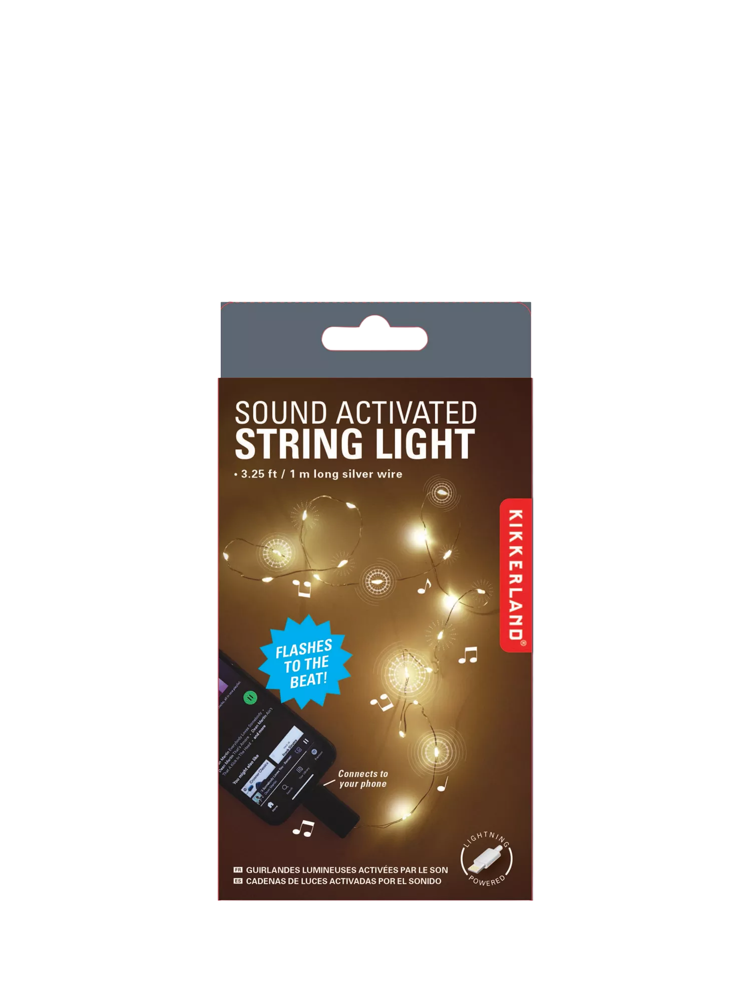 Kikkerland Sound Activated String Light - McGrocer