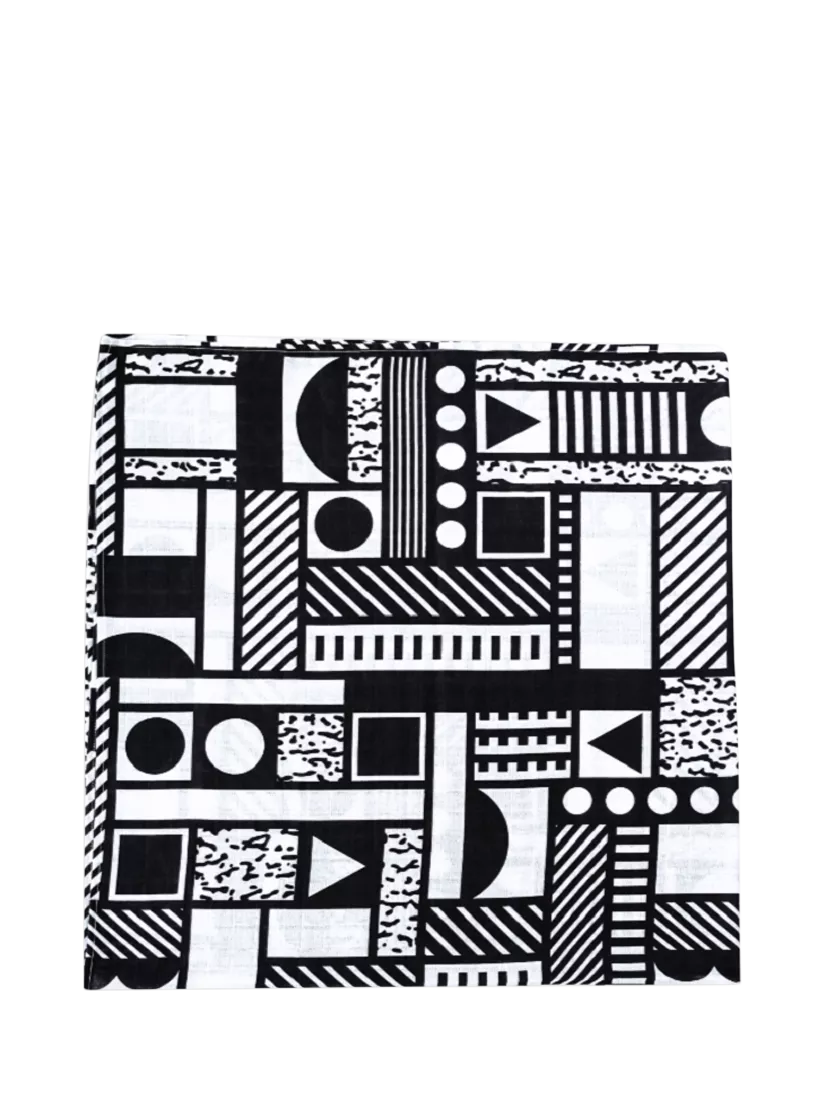 Etta Loves X Walala Studio Extra Large Muslin Square, Mono - McGrocer