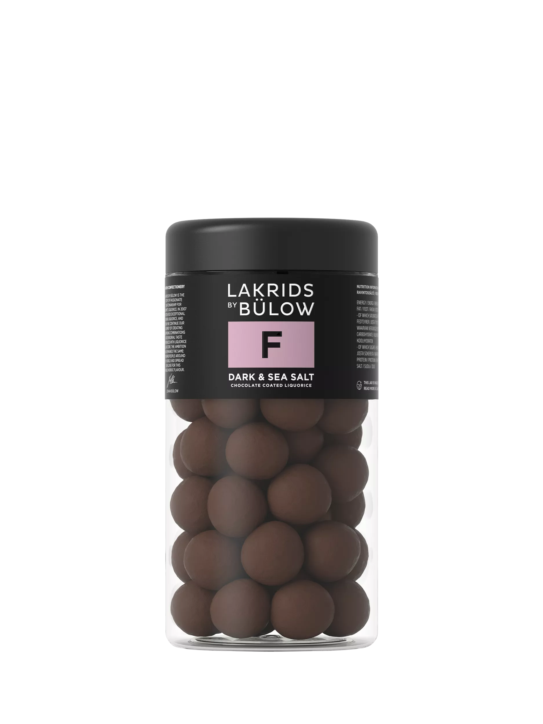 LAKRIDS BY BÜLOW Dark & Sea Salt Chocolate Coated Liquorice, 295g - McGrocer
