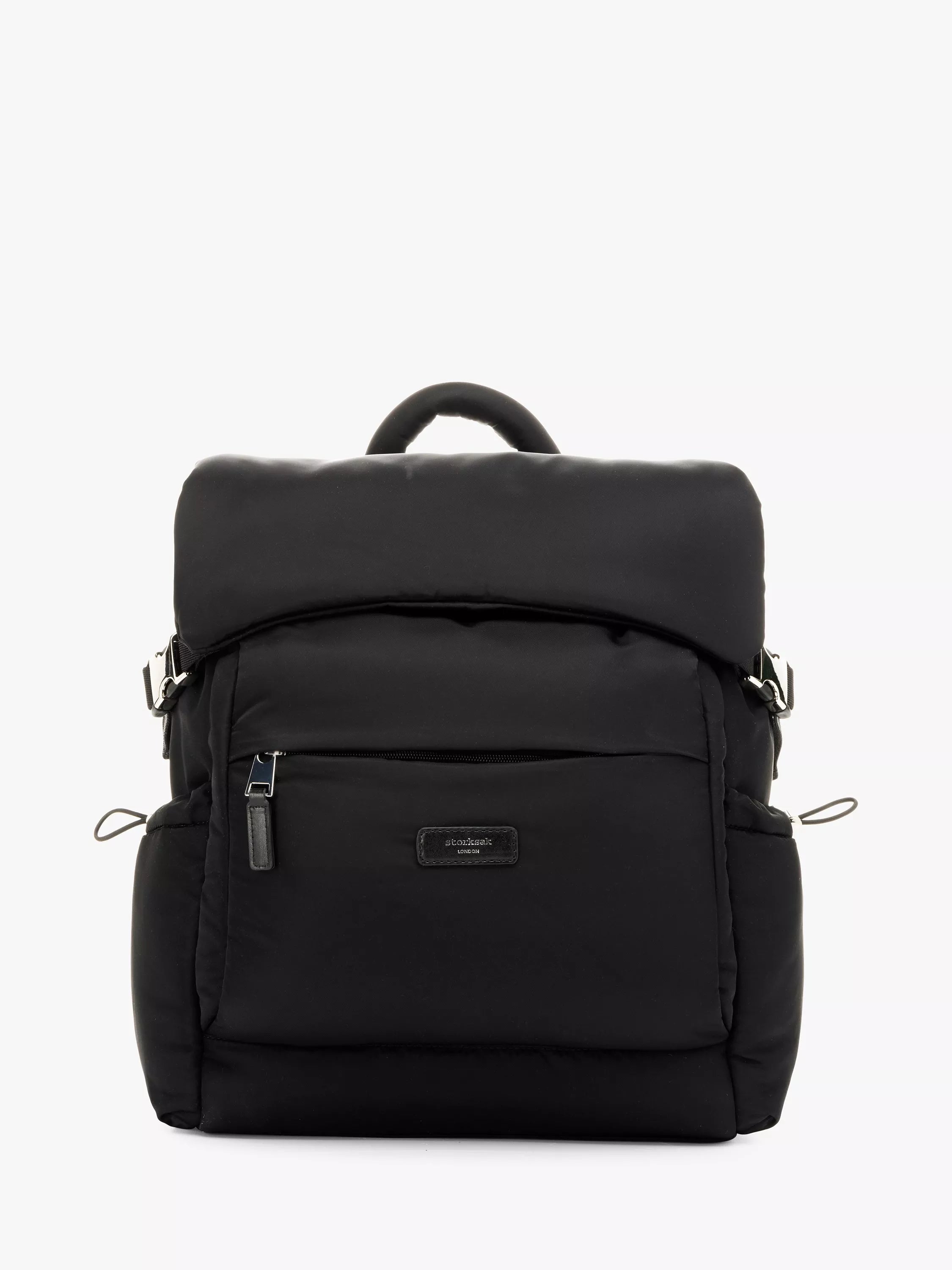 Storksak Skye Eco Backpack Changing Bag, Black - McGrocer
