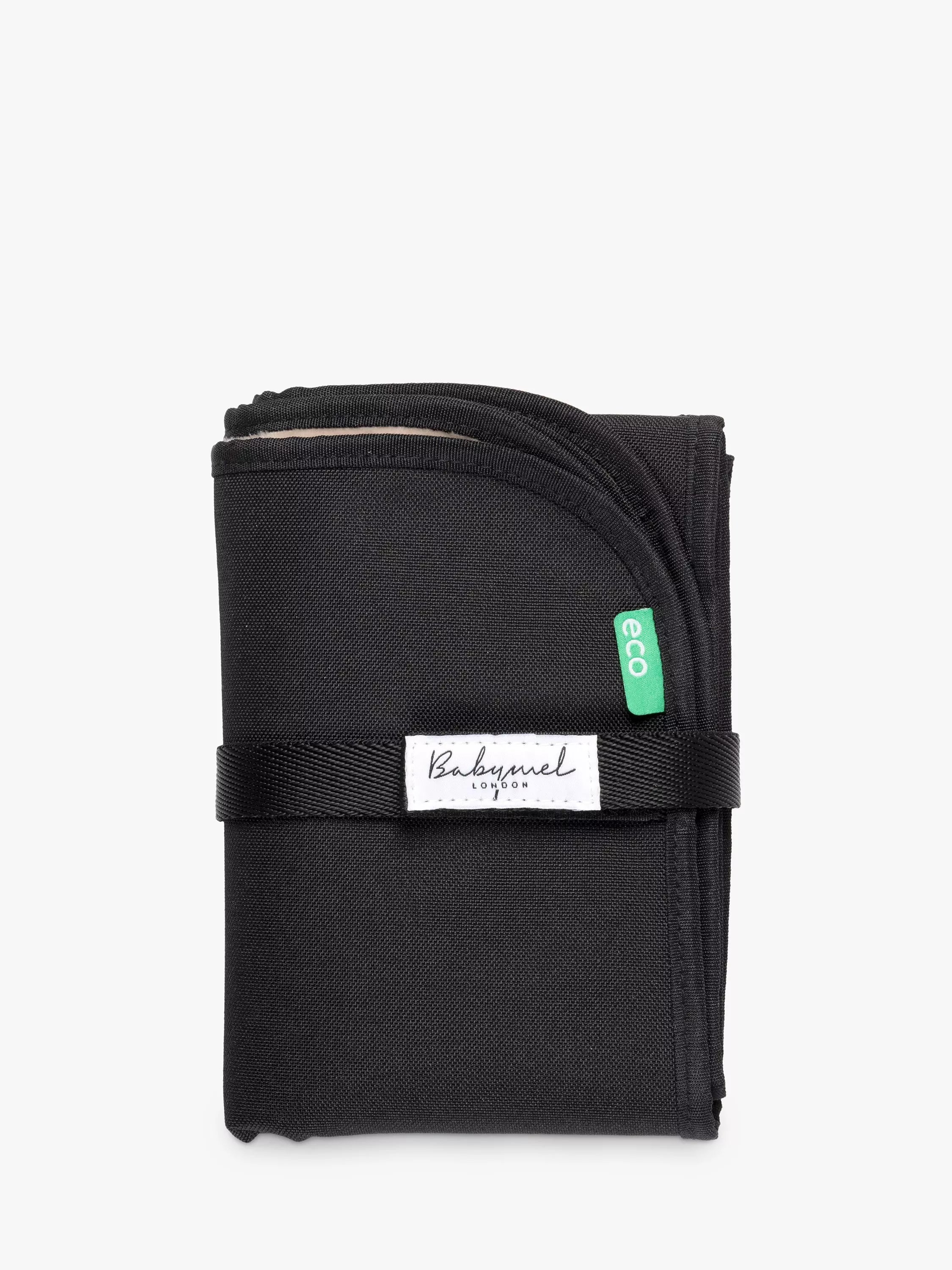 Babymel Eco Travel Toddler Changing Mat, Black - McGrocer
