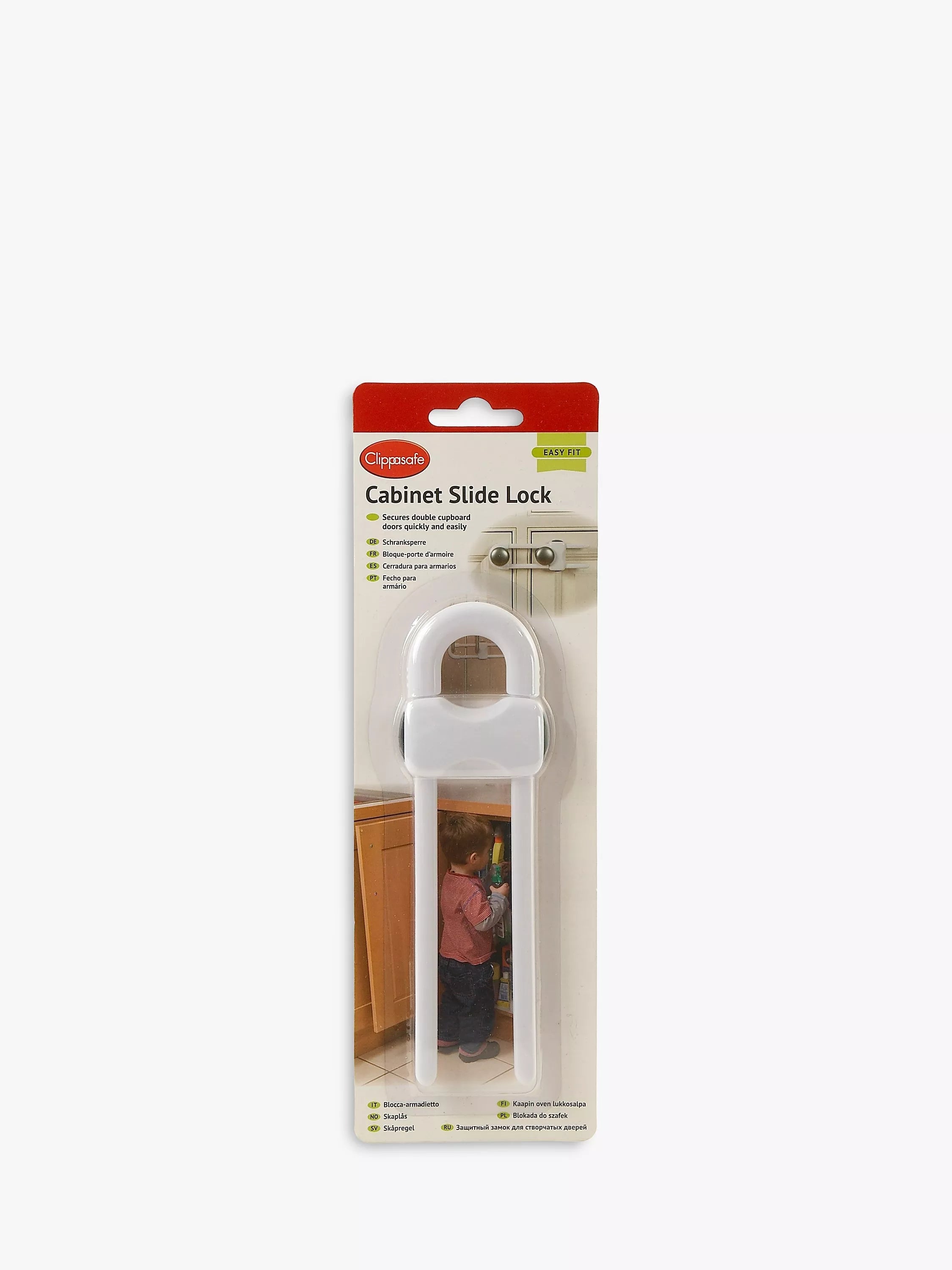 Clippasafe Cabinet Slide Lock - McGrocer