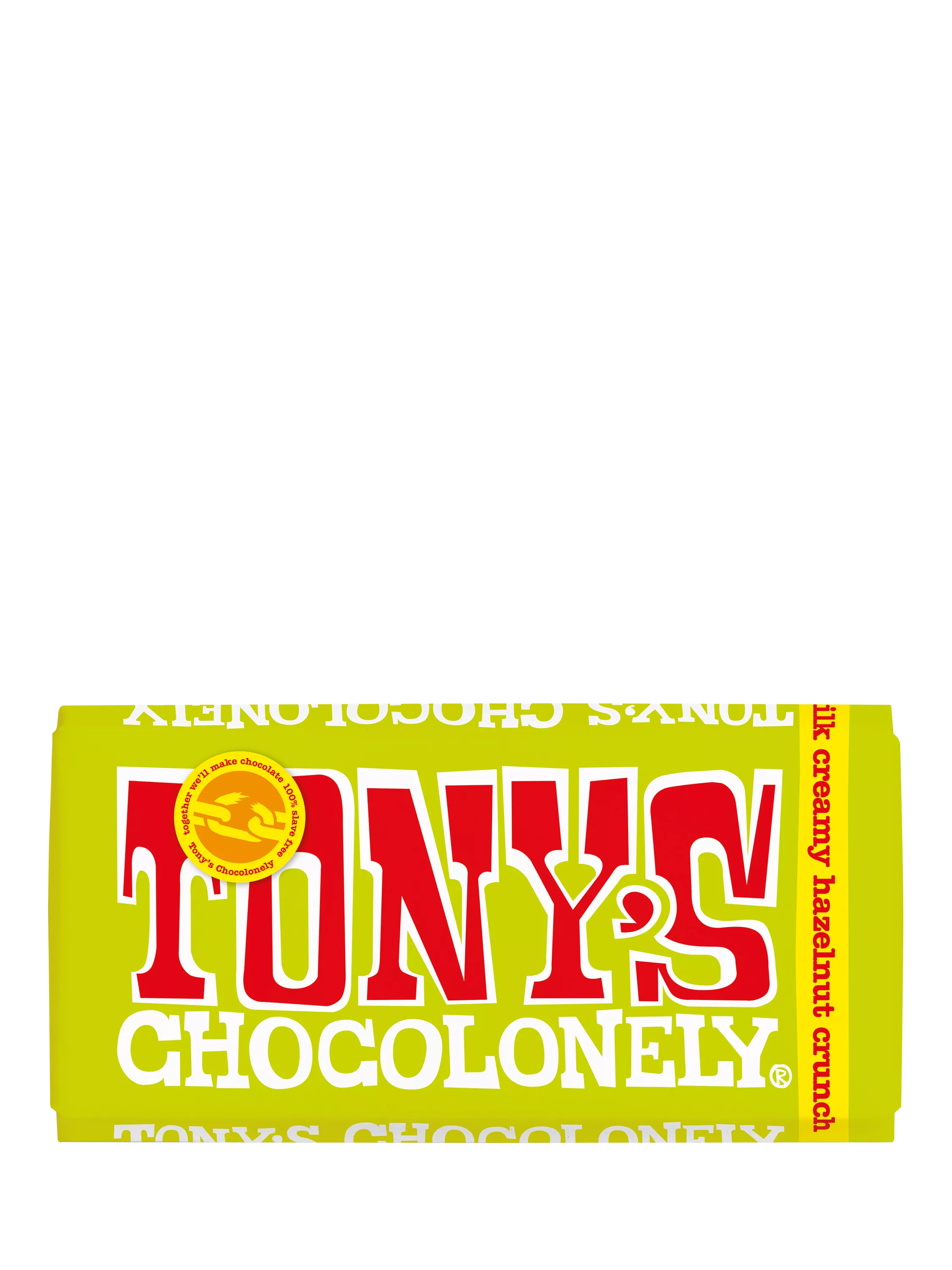 Tony's Chocolonely Milk Hazelnut Crunch Bar, 180g - McGrocer