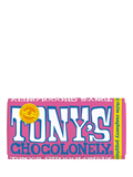 Tony's Chocolonely White Chocolate Raspberry Popping Candy Bar, 180g - McGrocer