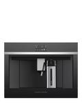 Fisher & Paykel EB60DSX1 Built In Coffee Machine, Black - McGrocer