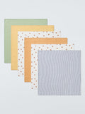 Bear Mix Muslin Cloth Pack Of 6